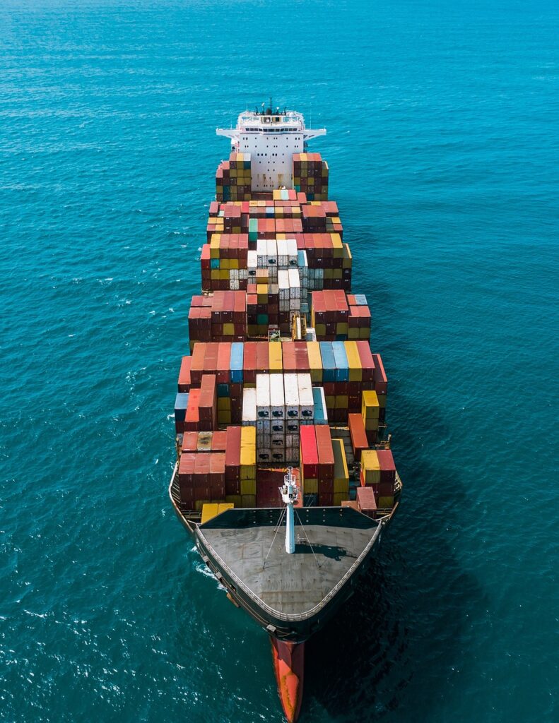 ship, container, port, cargo, export, trade, shipping, delivery, import, warehouse, logistics, freighter, transport, sea, shipment, boat, logistic, goods, water, seafaring, nature, freight